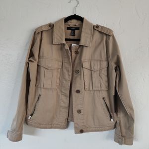 Brand new cargo utility jacket